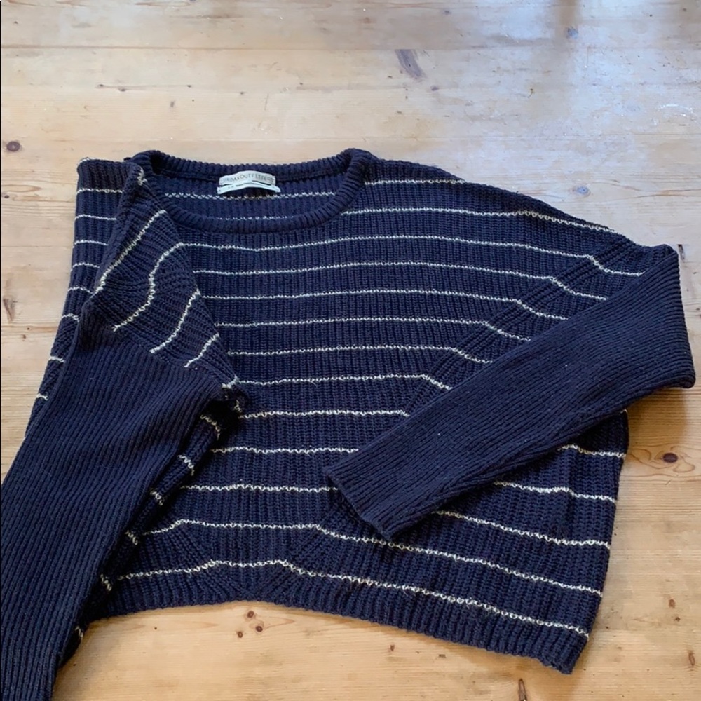 Urban Outfitters Striped Navy Sweater